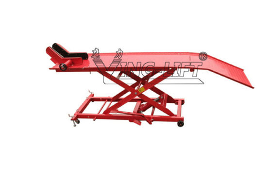 الهواء الهيدروليكية الأحمر المعدات الجدول رفع مع الإطار دعم و360kg إلى 675kg القدرات